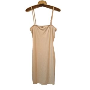 Vassarette Tan Spaghetti Strap TAN Slip Shaper Ladies XL Slimming Shapewear